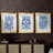 WM MORRIS Series DLXI  -Custom Framed  Premium Print W Matt - 3 Pieces-538629498-538629476