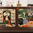 Retro high end light luxury art sideboard cabinet