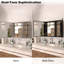 Pharmacie avec porte en miroir et deux tablettes intérieures réglables pour le rangement mural de la salle de bain-2077158189-2146752787