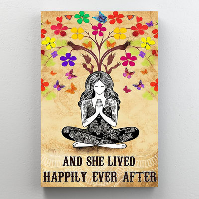 " Yoga And She Lived Happily "