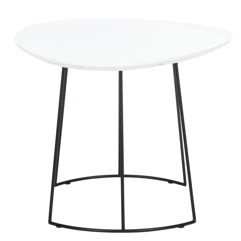 Table de bout Valerton, Blanc