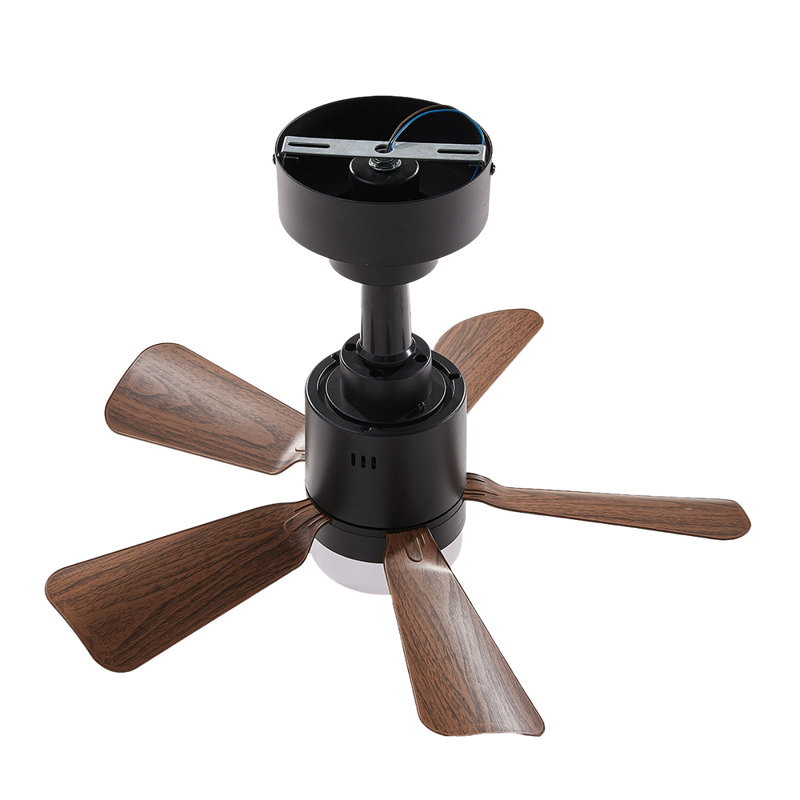 Ceiling Fan with LED Lights, Brown