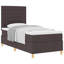 Vidaxl Box Spring Bed with Mattress Fabric-118804099-118804103