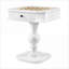 Table de jeu multi-tiroirs en bois blanc à 2 tiroirs FlowLuxe-126434500