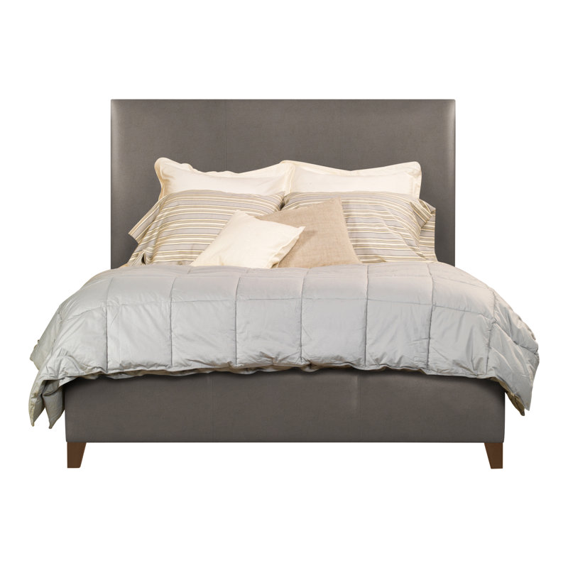 Grace/Griffin Leather Bed, Queen, Havana, Gatsby Brown Sugar