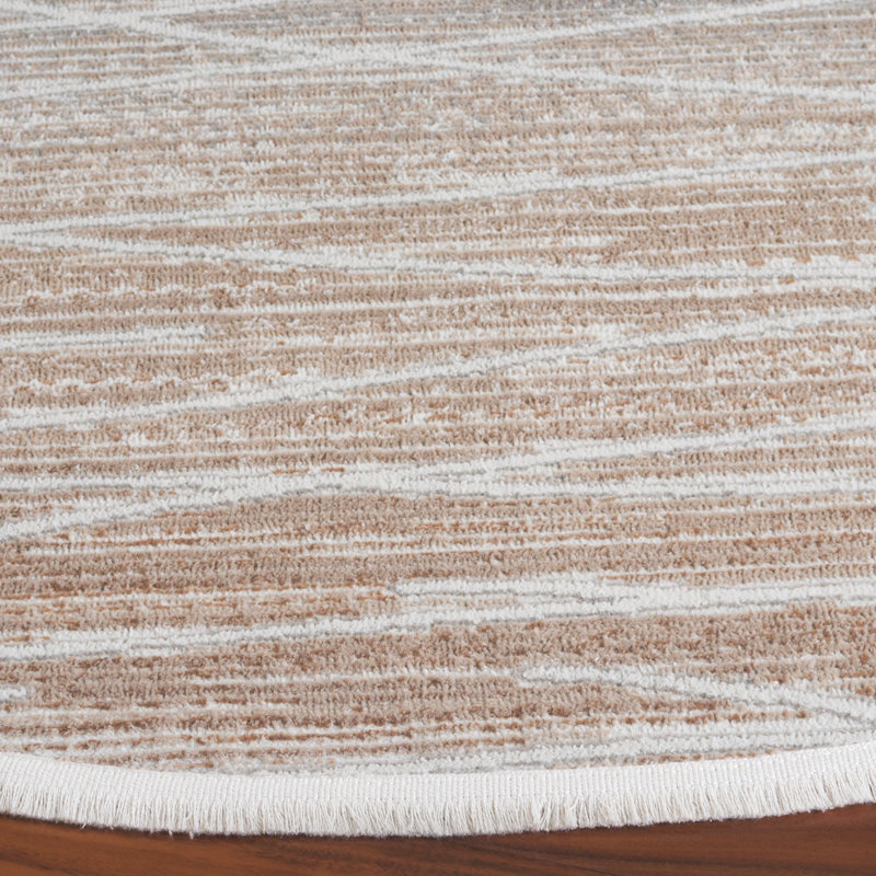 Candelario Performance Abstract Rug, Round 6'7"