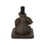 Support de parasol en béton gris 18,29 po H, l 13,51 po et P, hauteur du support de 62,01 lb,
