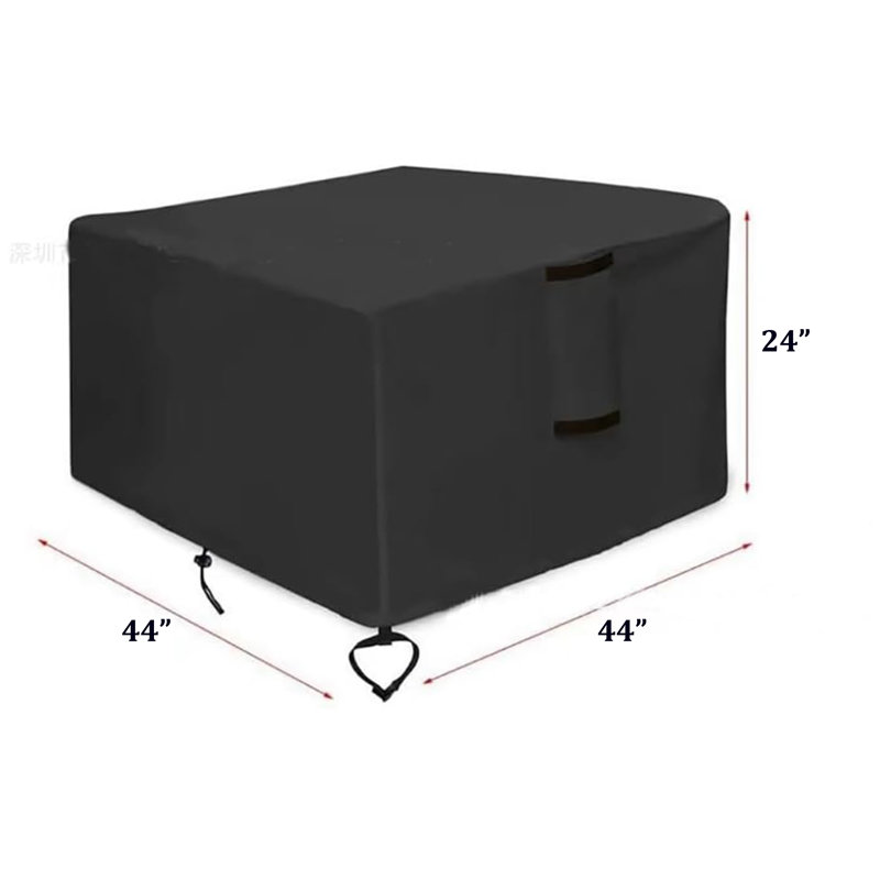 Waterproof 44Inch Square Fire Pit Cover For Patio Furniture Covers