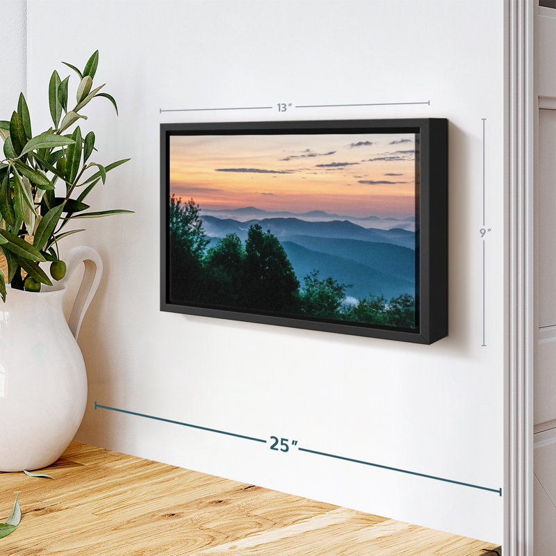 Nature «Blue Ridge Canvas Print», H 9 po x l 13 po