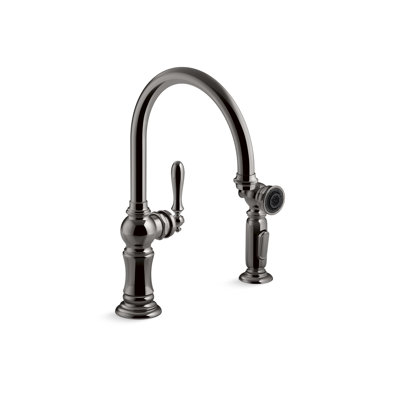 Artifacts Bar Faucet with Swing Spout and BerrySoft, MasterClean, and ProMotion