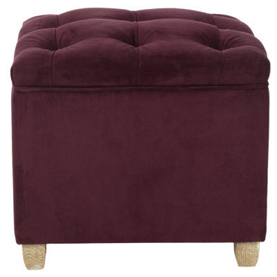 Velvet Ottoman