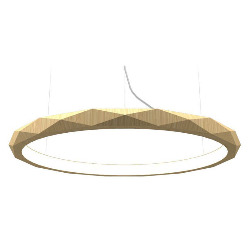 1 - Light LED Pendant, Sand, 2.36" H x 39.37" W x 39.37" D