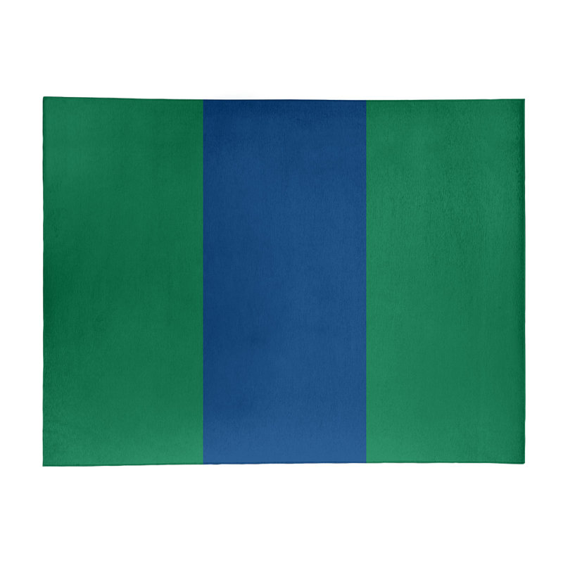 Tapis vert rayures de hockey nationales, Rectangle 5 pi x 7 pi