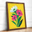 Three Blooms Botanical - Framed Print-717203323-717203324
