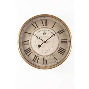 Oversized Mcgrail Hotel De La Reine 23.35" Wall Clock