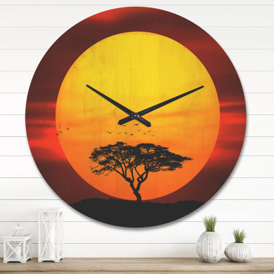 Solid Wood Wall Clock