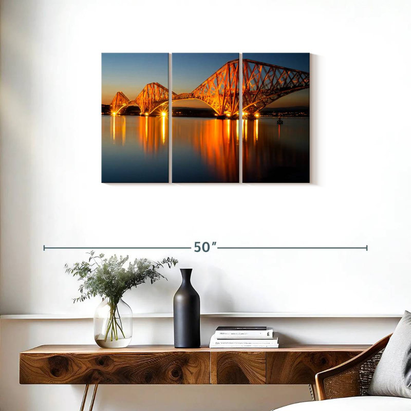 Forth Cantilever Bridge At Dawn
