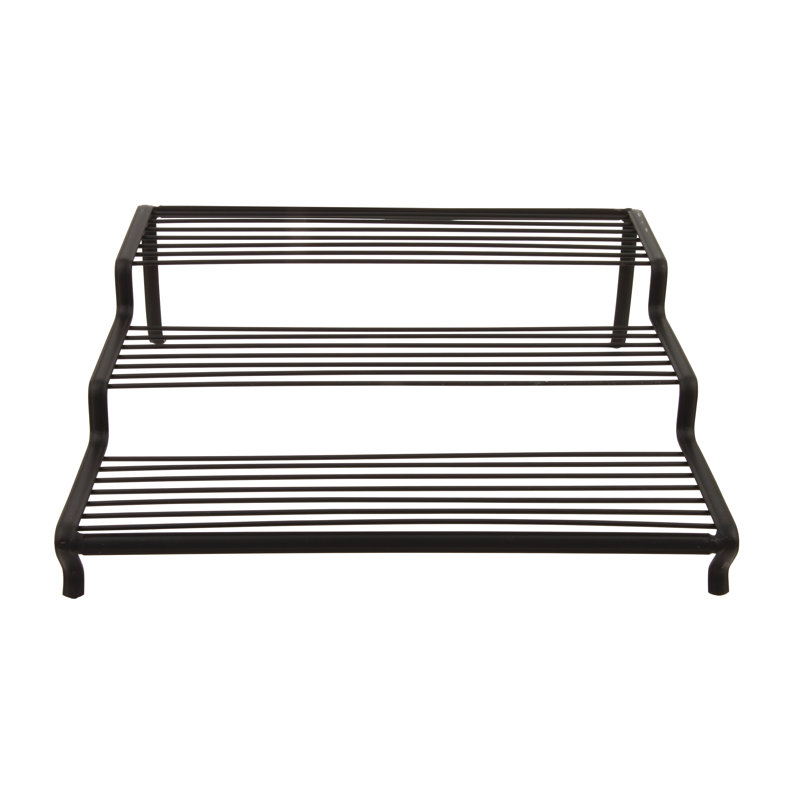 Winningham Cabinet Shelving Rack, Black