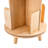 Debralyn 2- Tier 360° Rotating Bookshelf Bookcase Storage Shelf