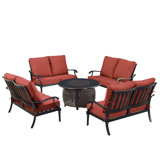 Paillere Outdoor 6 - Piece Conversation Set