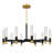 Davies Integrated LED Brushed Gold Chandelier