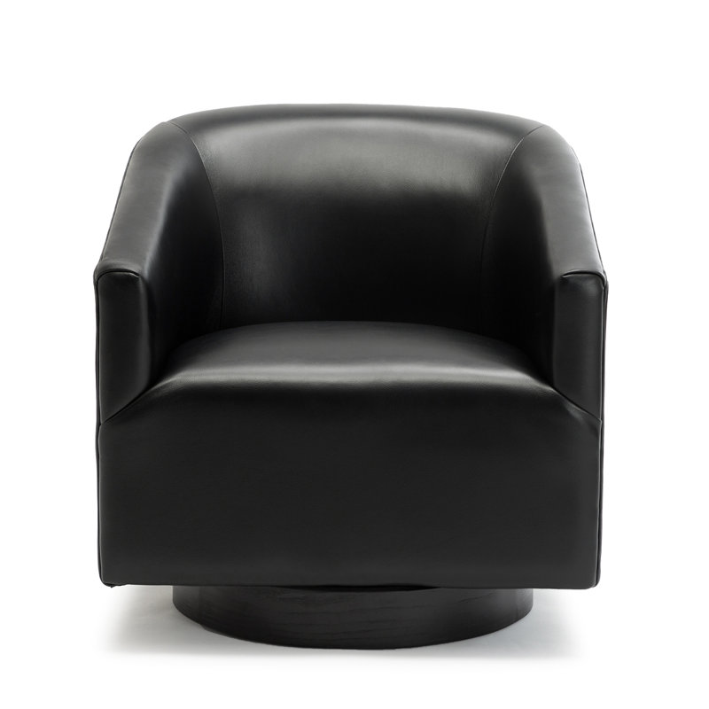 Chaise pivotante Garlwood, Noir