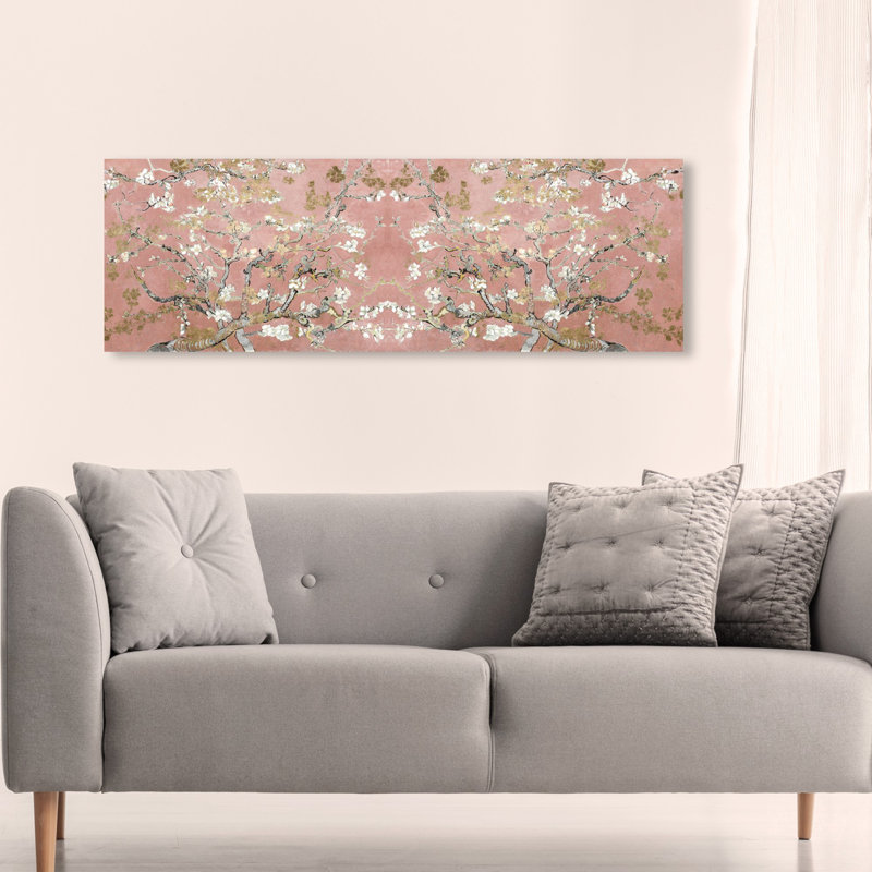 «Blush Blossoms», impression, Toile tendue, H 10 po x l 30 po x P 1,5 po