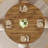 47" Solid Wood Dining Table for 4-6, Farmhouse Round Kitchen Table with Crossed Base