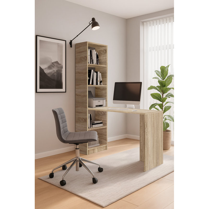 Meyersdale Modular Writing Desk, Natural