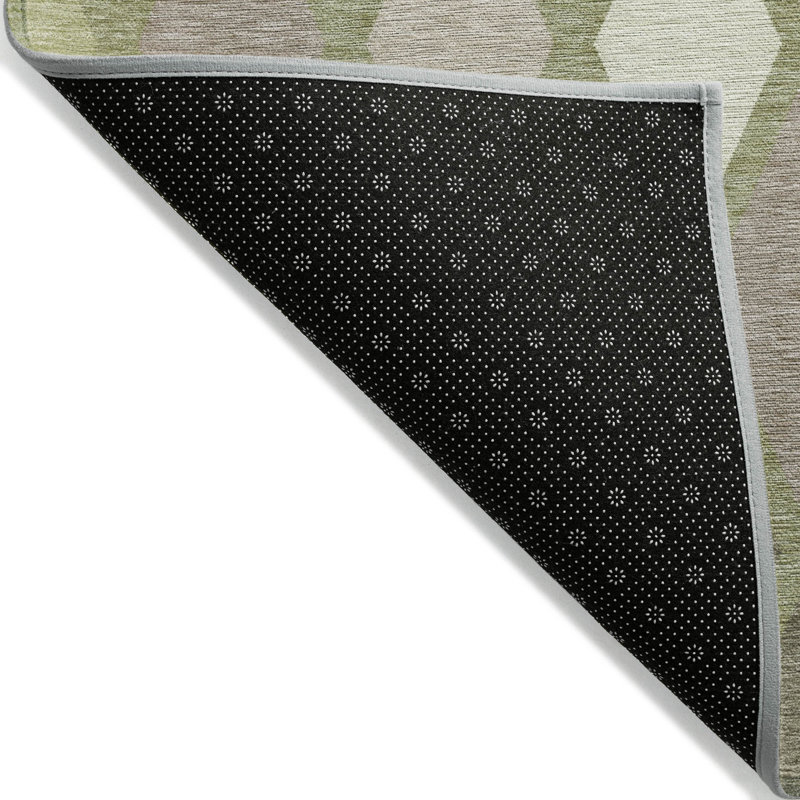Tapis d'intérieur / extérieur rectangulaire avec envers antidérapant Chasadee, Rectangle 9 pi x 12 pi