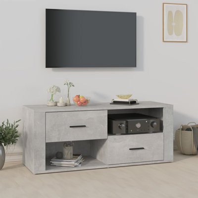 17 Stories TV Cabinet Sonoma Oak 100X35x40 Cm Engineered Wood