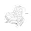 Chaise berçante Nordic Casual-102322969