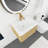 Ivree 24 " W Wall Mounted Wall Mounted Single Double Combined Vanity Unit Bathroom Vanity With Ceramic Top-892063237