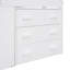 Lit mezzanine simple avec armoire et tablette - Blanc-1776463210