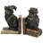 Steampunk Cat and Owl Sculptural Bookends