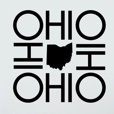 Décalcomanie murale ohio