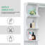 Armoire à shampooing Taquil Backwash, station de rangement murale avec miroir, armoire de rangement avec tiroirs-1995657853