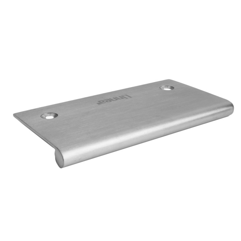 Sleek Cabinet Finger Edge Pull, Satin Stainless Steel, 7 3/32″