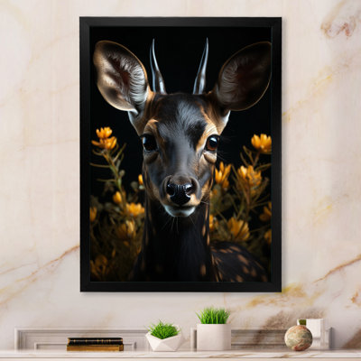 Black Antelope Selfie II - imprimé