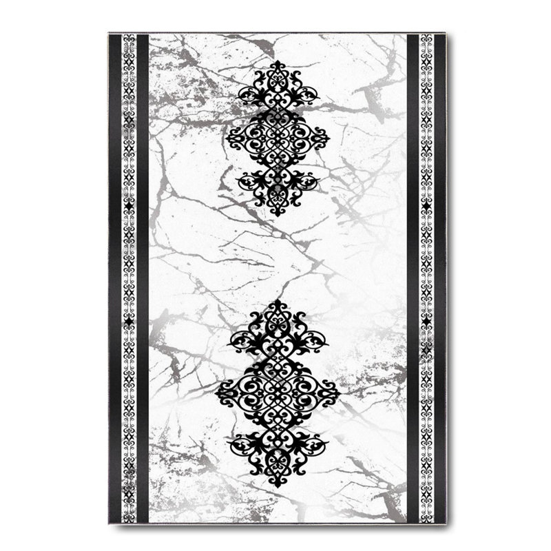 Tapis en coton Joelle, Rectangle 2 pi 7 po x 3 pi 3 po