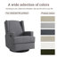 Fauteuil inclinable et oscillant rembourré classique-1406458709