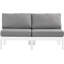 Causeuse d'extérieur avec coussins de 60 po de largeur Kylis-61209622-61209623