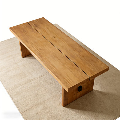 Modern Farmhouse Style Solid Wood Dining Table