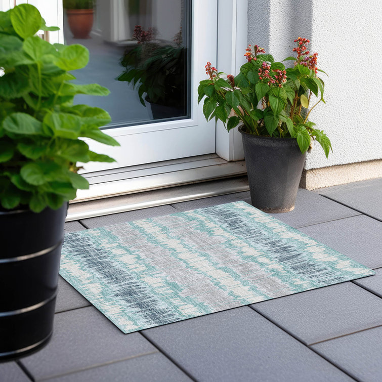 Lamanna Washable Striped Indoor / Outdoor Rug