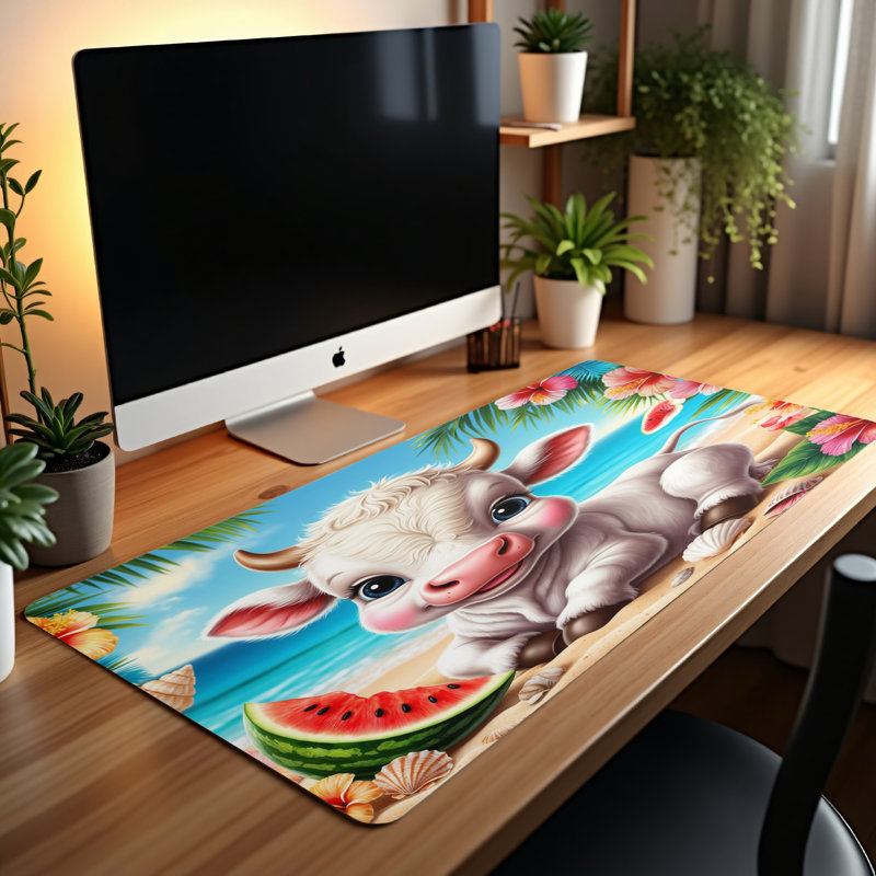 Polyester Desk Pad, 31.5x15.5
