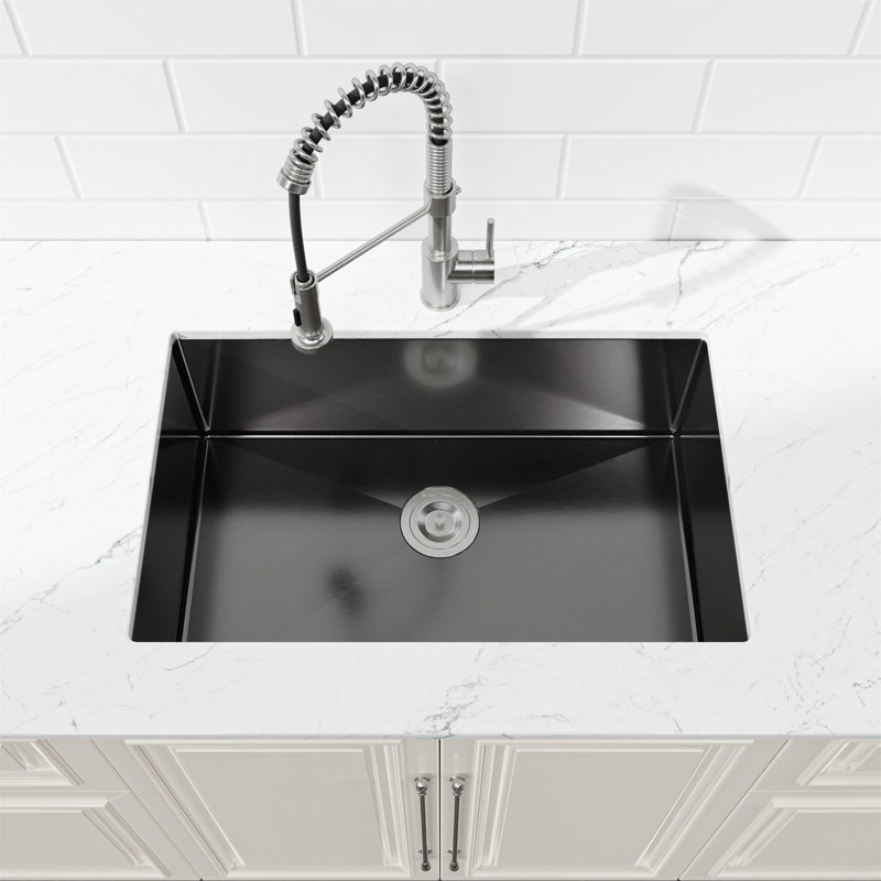 Stainless Steel Kitchen Sink, 18-Gauge