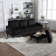 Sectional Sofa With Two Cup Holders-1087011384