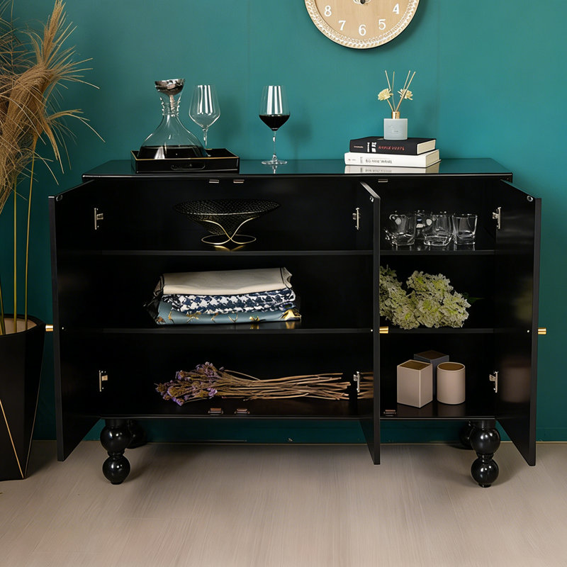 Nikezah French Vintage Wooden Storage Cabinet