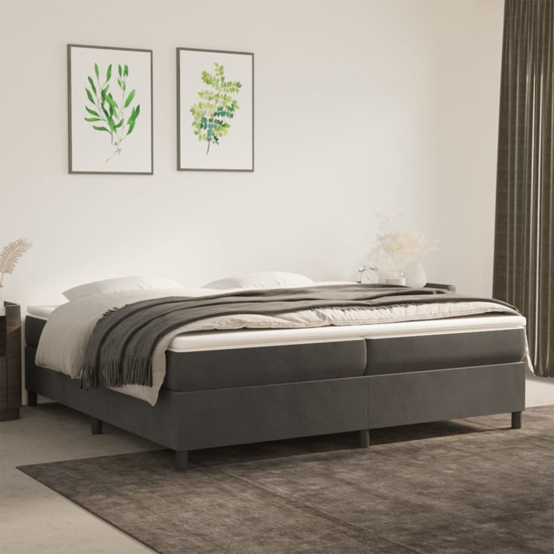 Kallstrom Solid Wood Bed, Grey, Super King (6')