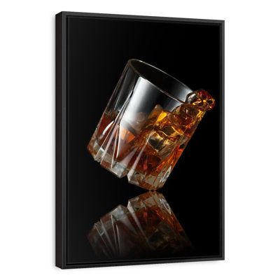 Whiskey Glass Reflection